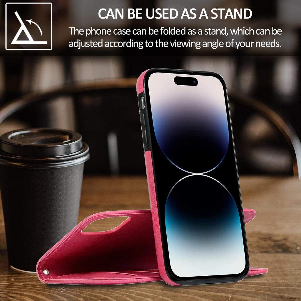 Съемный кожаный чехол-кошелек с магнитной застежкой в ​​стиле ретро 2 в 1 для iPhone 15 14 13 12 Pro Max 14 Plus для Samsung S23 S22 S21 Ultra Plus A13 A14 A52 A72