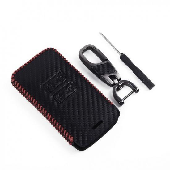 Leather Key Holder Keychain For Renault Logan 2 Stepway Sandero Duster