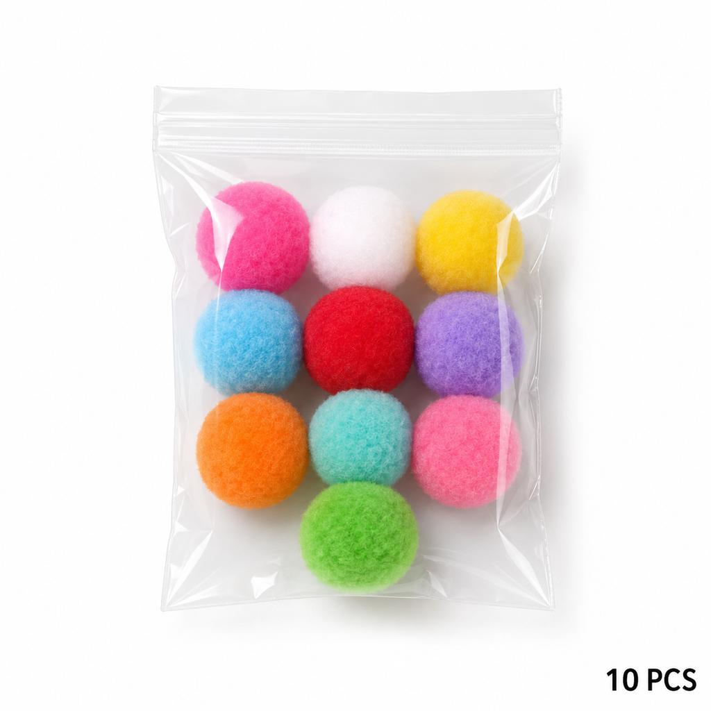 Интерактивная игрушка для кошек с плюшевыми шариками и стреляющим пистолетом - 100 штук для домашних кошек и котят
