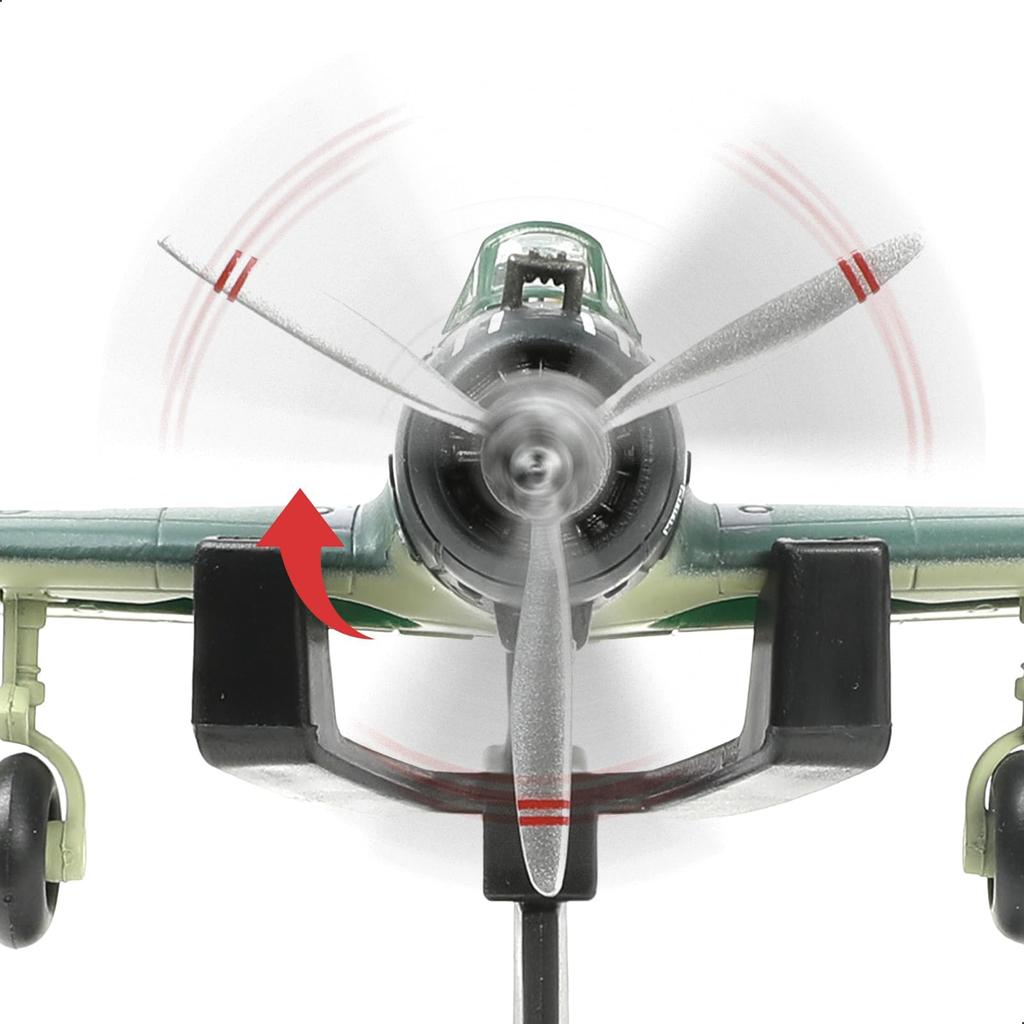 NUOTIE японская модель морского штурмовика Type 97, ретро-истребитель Второй мировой войны, литая металлическая модель самолета для коллекции взрослых военных энтузиастов