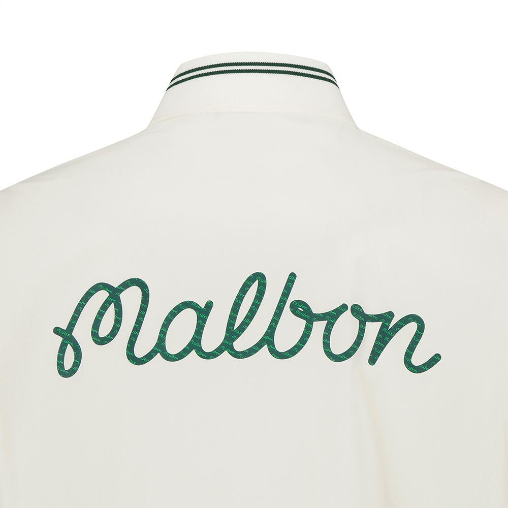 Malbon Golf Women'S Color Point Stadium Jacket Cream (Woman)