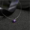 Star Necklace Meteorite Pendant Transparent Fishing Line Invisible Women Zircon Pendants Necklace Jewelry