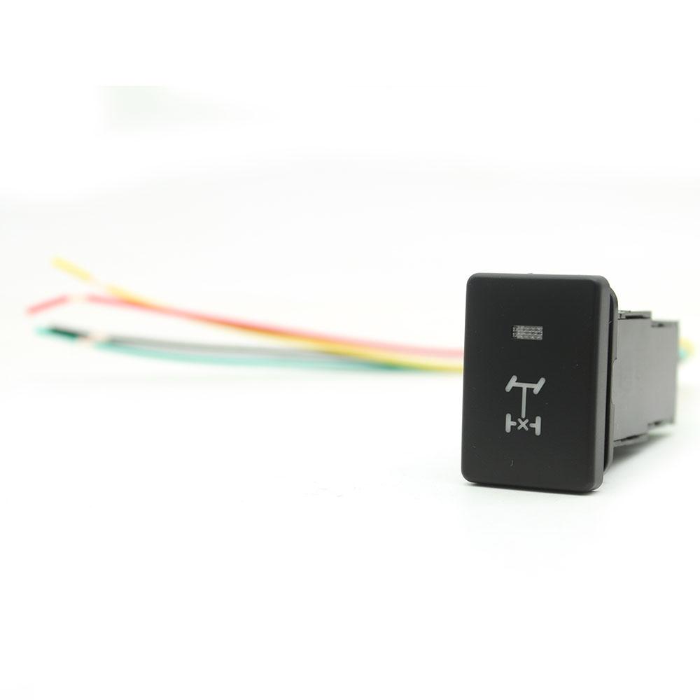 Rear Diff Lock Switch Button Differential Lock Control Switch With Wire Orange Blue Green Light For Toyota Corolla 2007-2018