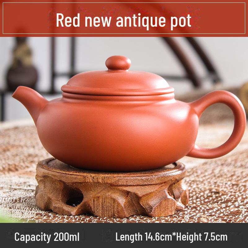 Коллекция чайников из фиолетовой глины: 72 модели, чайники Zhuni Xishi объемом 120–200 мл, идеально подходящие для утренних рынков