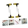 Beatifufu 4 Pack Professional Tire Repair Tool Set Tire Puncture Repair Device Spiral Insert Tool for Quick Repair
