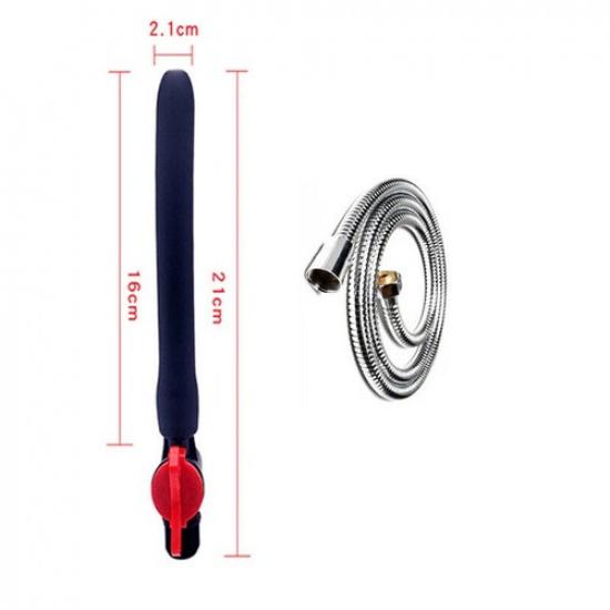 Silicone Enema For Shower Wash Portable Anal Douche  Shower Anal Cleaning Set