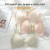 Бесшовный бюстгальтер пуш-ап для женщин: Мягкая, Беспроводная Поддержка против Провисания для Маленькой Груди