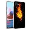 Чехол для телефона для Xiaomi Redmi Note 15 14 5G 13 12 10 11 Pro Plus 4G 14C 13C 12C Мягкий ТПУ Чехол Узор Пламени