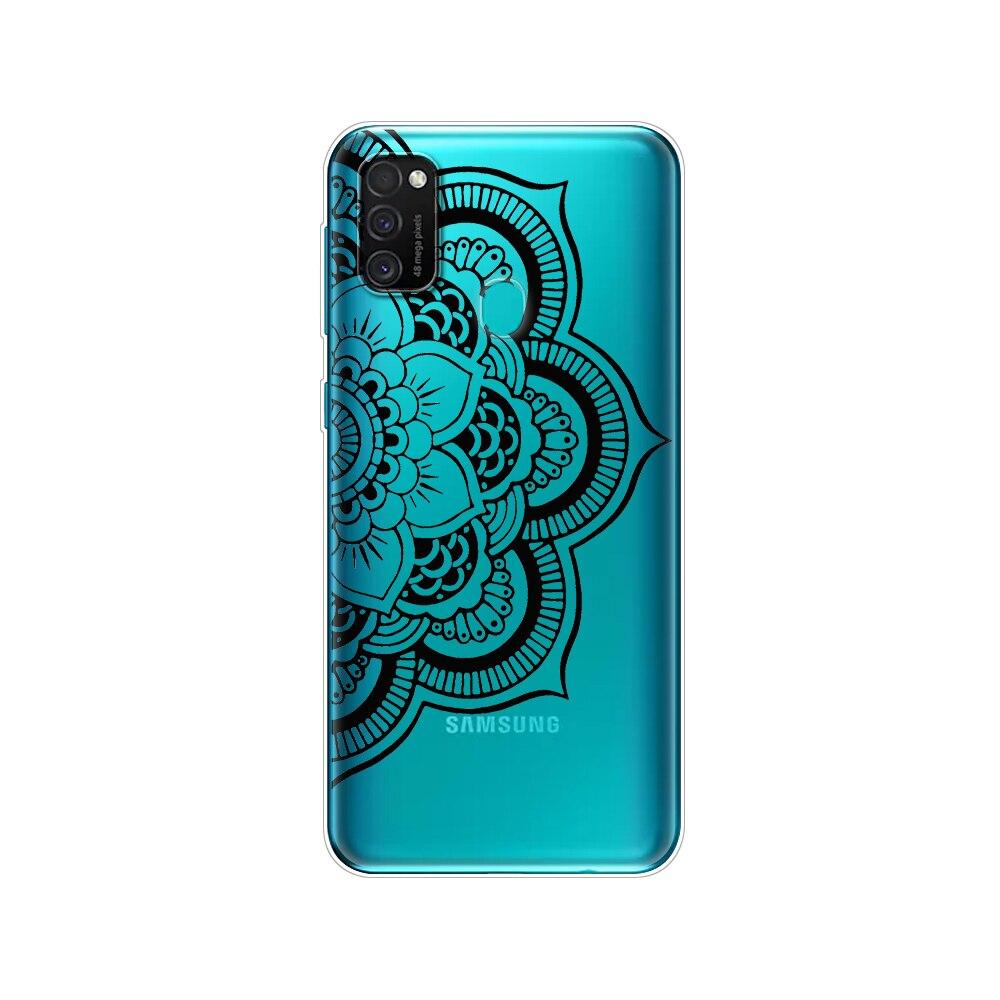 Чехол для Samsung M21, 6,4 дюйма, силиконовый мягкий чехол из ТПУ для Samsung Galaxy M21 M 21 SM-M215FZGUSER m215, задняя сумка для телефона, защитный чехол