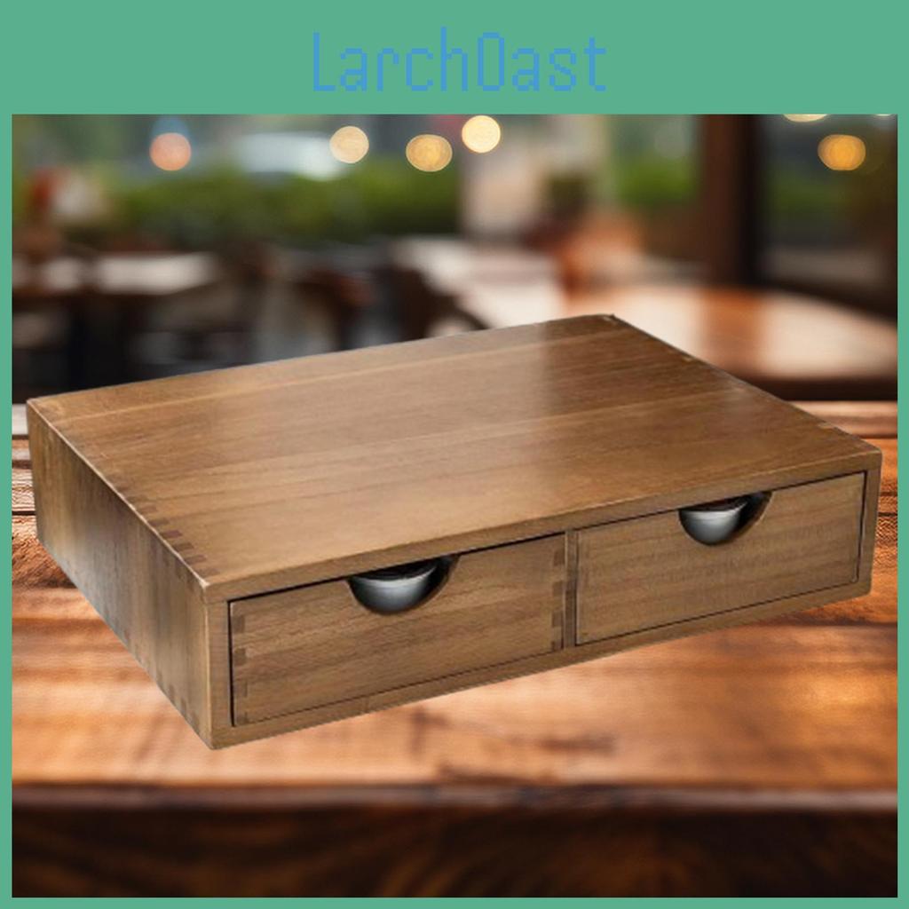 Organizer Storage Bag Tea With Drawer Wood Coffee Pod Holder For Maker Machine Stand