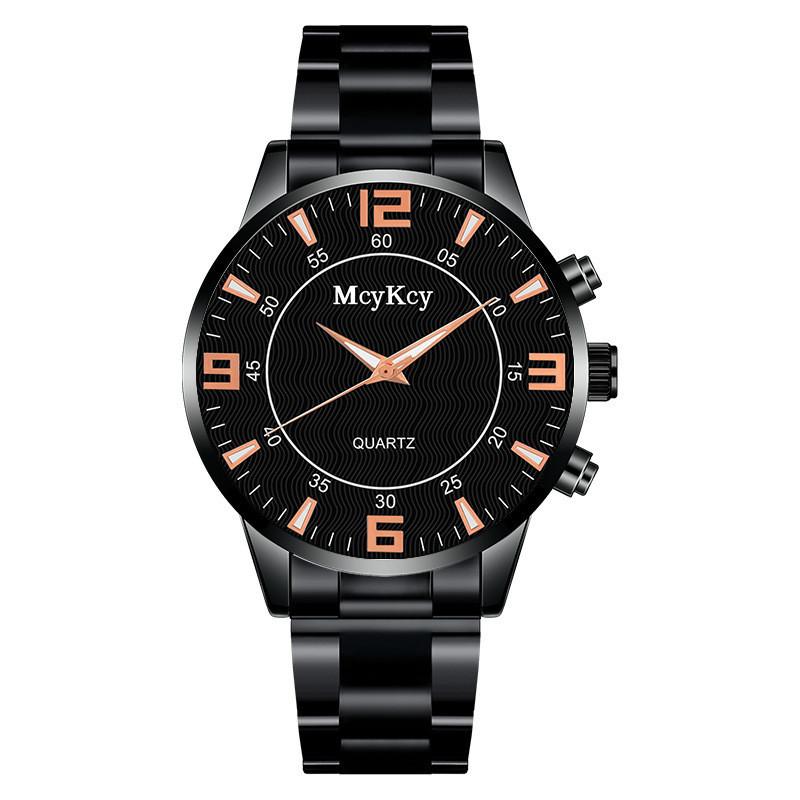 Seagull Quartz Mens Watch With Stainless Steel Strap For Formal Settings