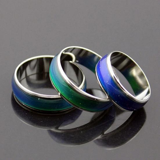 Women Creative Mood Men Changing Finger Temperature Color Ring Jewelry Gift for Party