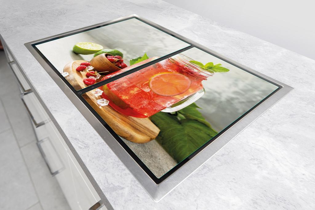 SZKLANA PŁYTA OCHRONNA DESKA 75x52 DRINK