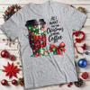 Unisexs and Unisexs Christmas Lights Coffee TShirt Tee for Adults MC
