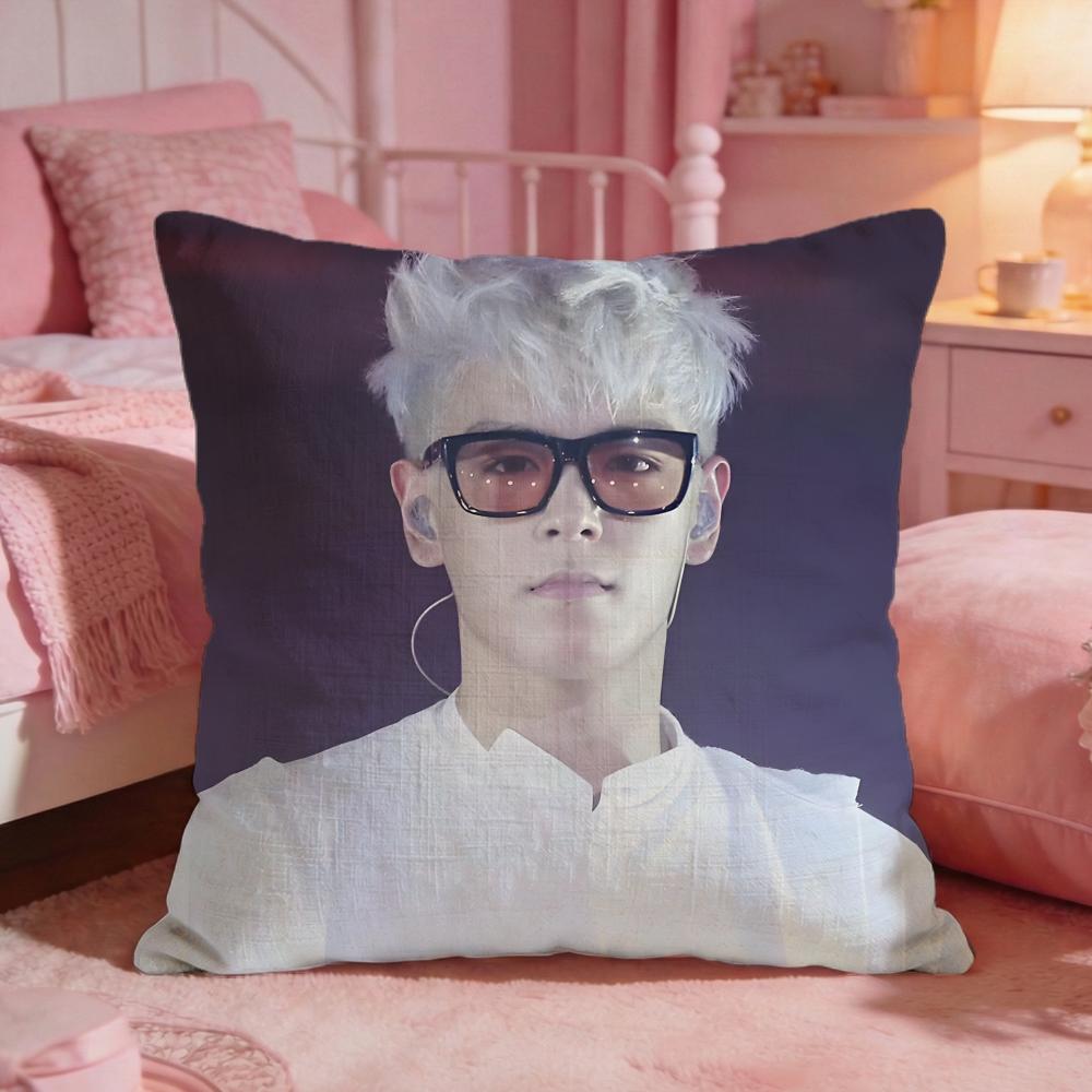 TTOPs Singer Hot Music Cushion Cover Premium Comfort Reversible Pillow Cove Two In One Design For Any Room Car Interior