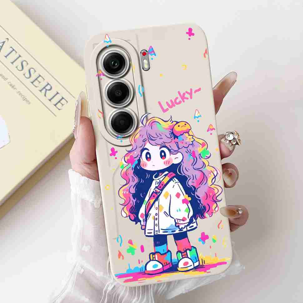 For Tecno Camon 40 Pro 5G Case Fashion Flower Cute Rabbit Soft Silicone Cover For Tecno Camon 40Pro 5G 6.78" Bumper Phone Cases