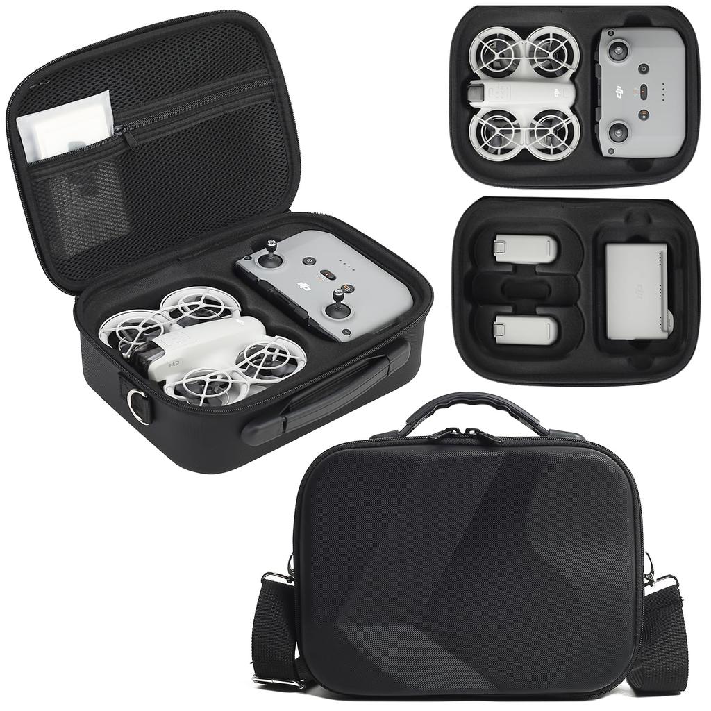 Carrying Storage Case for DJI Neo Fly More Combo,Travel Portable Hard Shoulder Bag for DJI NEO Drone, Batteries, Charging