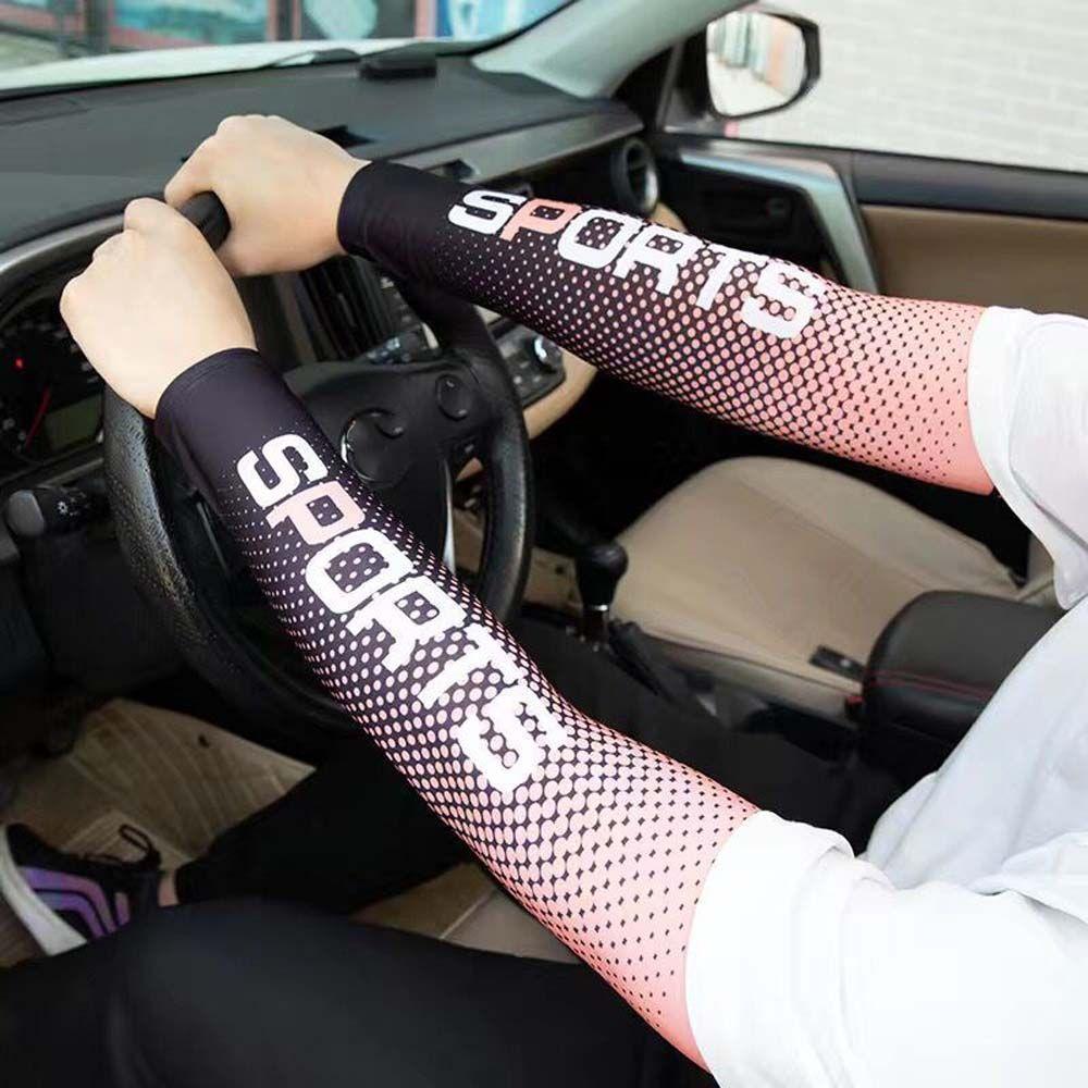 Outdoor UV Protection Ice Sleeves Cycling Arm Sleeves Sunscreen Headscarf Sports Cooling Sleeves