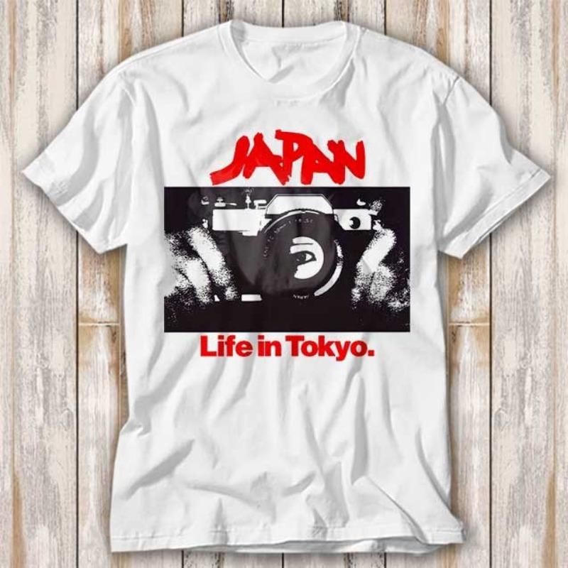 Japanese Tokyo Life Sylvian Synthesizer Tshirt Mens Tshirt Summer New Unisex Hiphop Rock Casual Tshirt