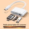 Многофункциональный кардридер USB-C с поддержкой TFSD, камеры и мобильного телефона