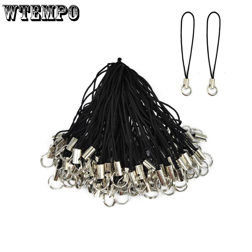 100 шт. Разъемные кольца для мобильного телефона, ремешок, съемное кольцо, шнурки-подвески для телефона, шнурок, украшения для подвешивания подвесок, USB-накопитель, ювелирные аксессуары