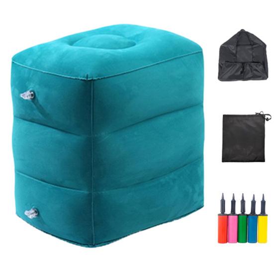 Надувная подставка для ног в самолете, регулируемая по высоте, износостойкая, супермягкая подставка для ног для путешествий, удлинитель кресла в самолете