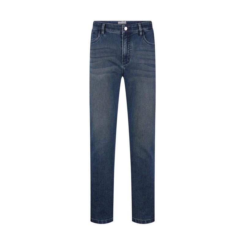 Seven Brand Men's Jacquard Denim Straight-Leg Jeans