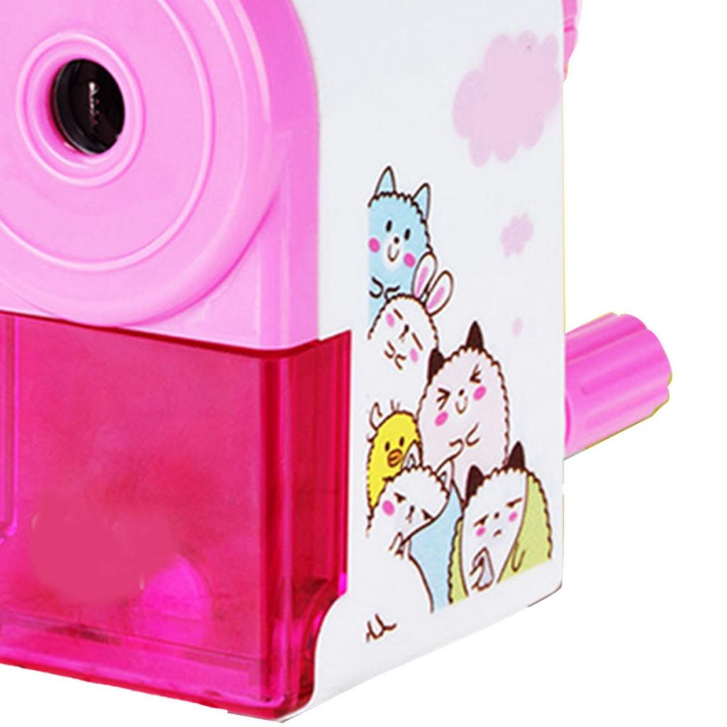 Rotating Pencil ener Cute Portable Efficient Hand Crank Manual Pencil ener for Students