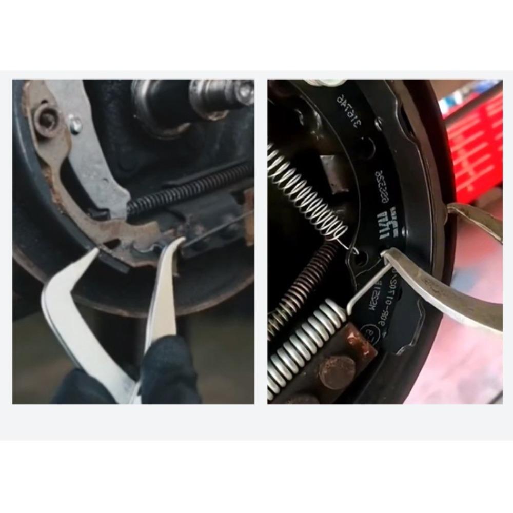 Heavy-Duty Drum Brake Spring Pliers Adjustment Pry BarsTool for Drum Brake Disassembly Shoe Installation Brake Maintenance