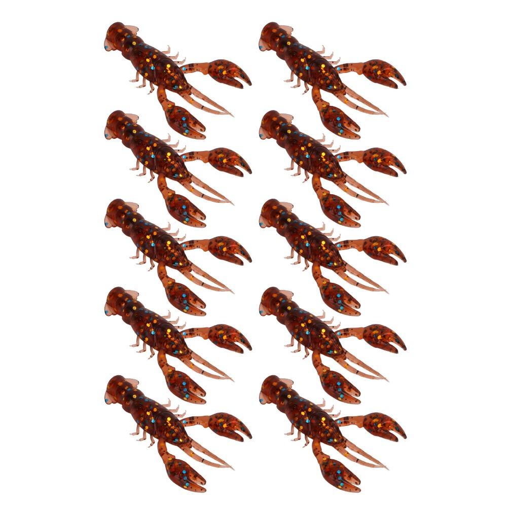 20PCS 5.5cm Fishing Lure Soft Artificial Lure Durable Crawdad Bait Bass Fishing