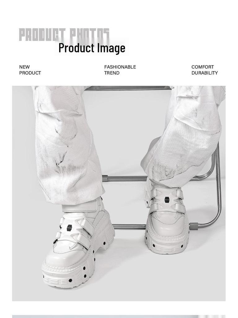 Унисекс высокие кроссовки с толстой платформой - тренд сезона Осень/Зима