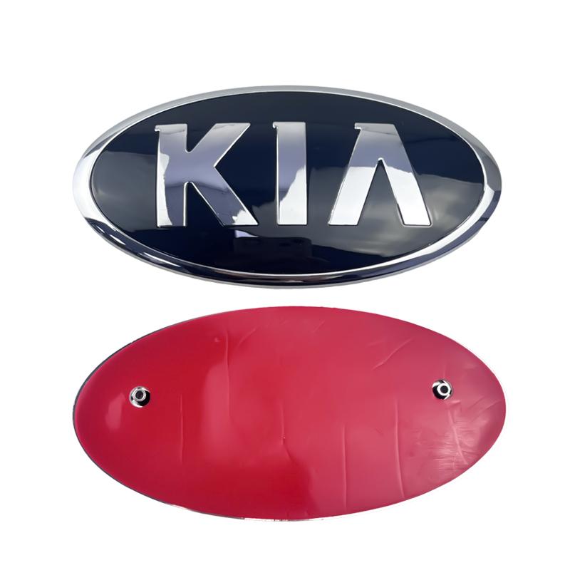 AAND1 Car Front Hood Emblem Rear Trunk Badge for KIA Sportage Ceed sorento Cerato Picanto Soul Stonic K3 K5 Rio optima Accessories