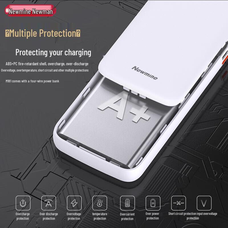 Newman BT08 Стерео Bluetooth-колонка и Power Bank Комплект Штепсель CN (адаптер в комплекте)
