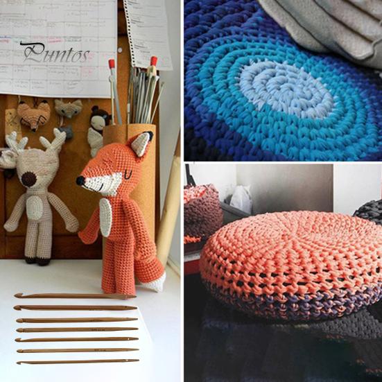 9 шт. крючок для вязания крючком, легкие эргономичные спицы для вязания крючком, прочные длинные вязальные иглы, аксессуары для вязания крючком