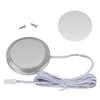 SinLoon LED Cabinet Disc Lighting 12V Linkable LED Disc Встраиваемый или накладной, подходит для нижнего декора, 4 шт., круглый светильник, лампа, установка,