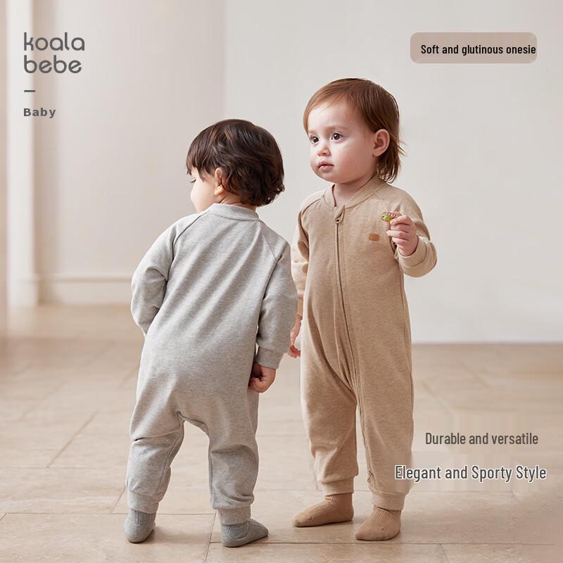 Koala Bebe Infant Solid Color Long Sleeve Bodysuit