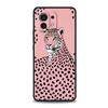 Чехол для телефона Xiaomi Mi 15 14 13 12 11 Lite 14T 13T 12T 11T Pro Poco X7 X6 X5 X3 Pro F6 F5 F4 Чехол с узором в виде розового леопарда