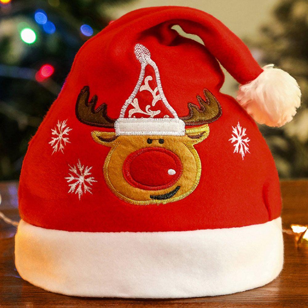 Christmas Gift Lovely Classic Santa Claus Cap Christmas Hat Festival Supplies Plush