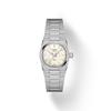 Tissot Мужские модные часы из нержавеющей стали с циферблатом из белого перламутра T137.010.11.111.00