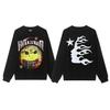 Унисекс свитшот из махровой ткани Hellstar American Streetwear: Модный, с принтом и свободного кроя