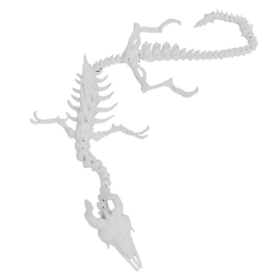 Dragon Bone Ornament 3D Printing Moveable Joints Playable Creature Figure Car Home