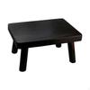 Wood Step Stool Foot Rest,Modern Multipurpose Footstool Small Floor Table for Bedroom Beside Plant