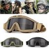 Outdoor Tactical Glasses Desert Locust Army Fan Goggles CS Anti-shock Sports Unisex Glasses Men's Cycling Goggles