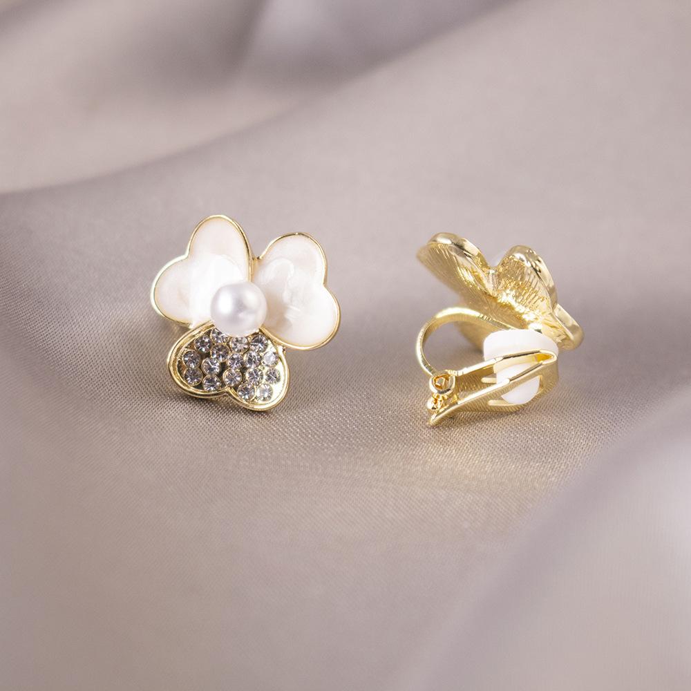 Универсальные легкие роскошные клипсы для ушей без проколов, повседневные высококачественные треугольные клипсы для ушей, универсальные женские серьги