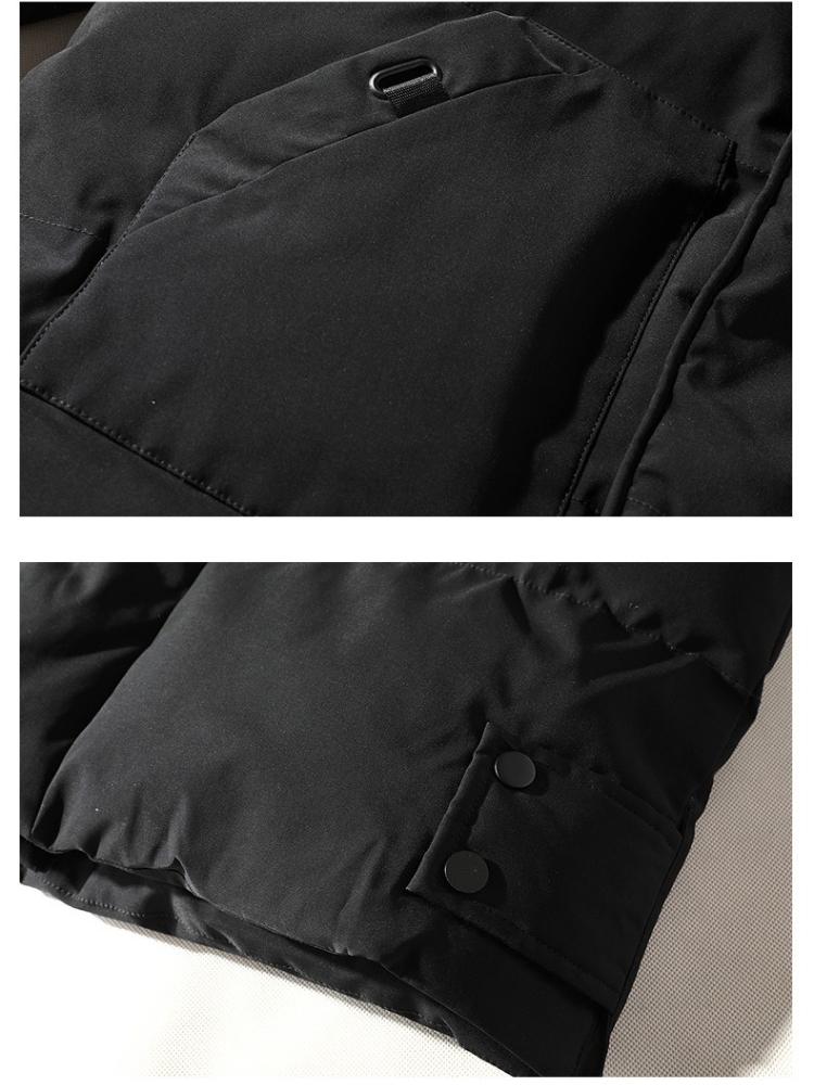 M-8XL Большой размер Средней длины Хлопковая одежда Мужская Зимняя Свободная Хлопковая куртка с капюшоном Теплое Пальто Однотонное Утепленное Хлопковое Пальто