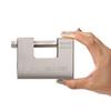 Сверхпрочный навесной замок с 4 ключами - Закаленный стальной защитный навесной замок с цилиндром защиты от сверления и отмычки, защитной дужкой, цепным замком