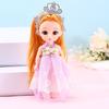 Цветной Свет Кукла Сяо Мэнмэн Костюм Принцессы Девочка Наряжать 13 Шарниров 6 Дюймовая Кукла Игрушка Игровой Дом