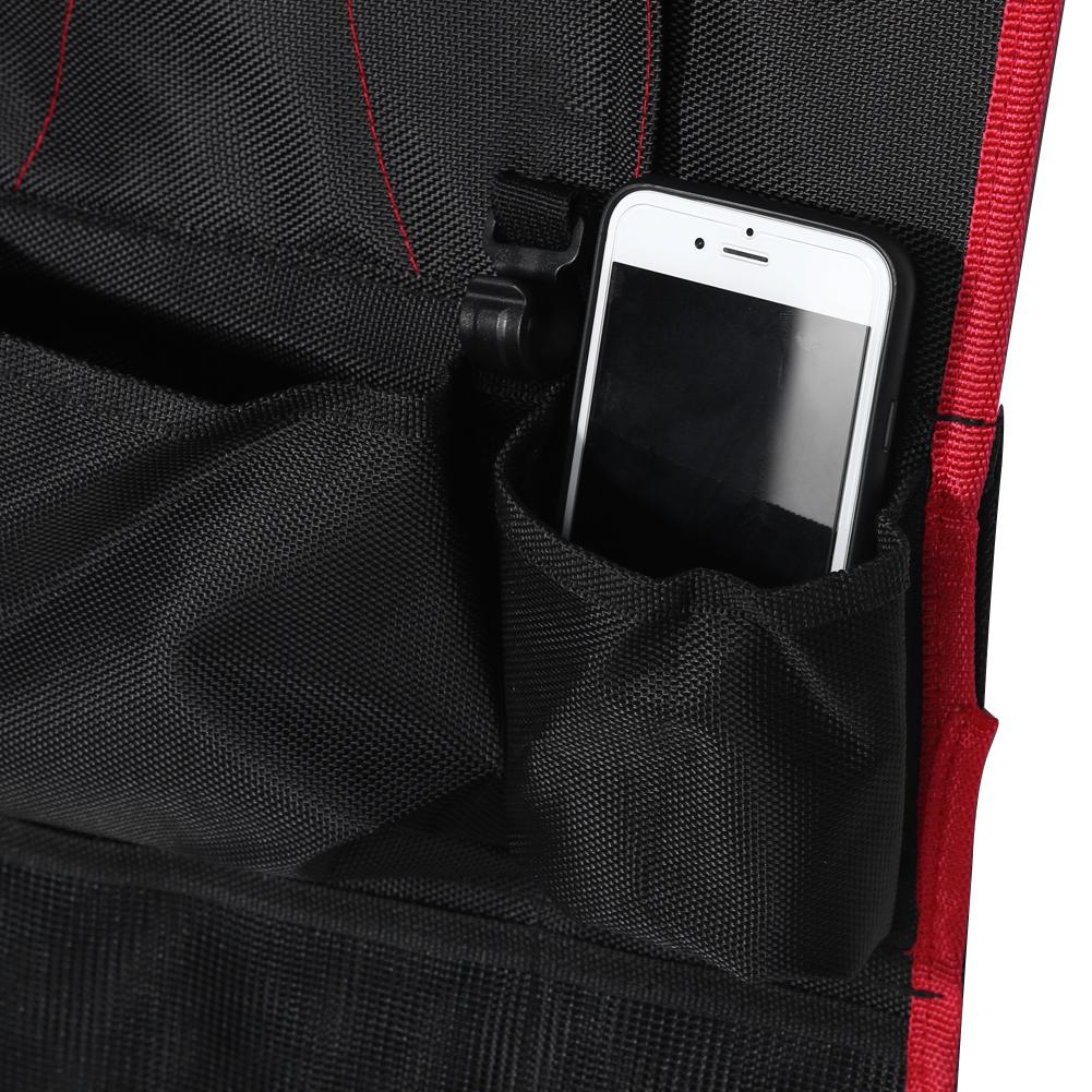 Органайзер на спинку сиденья автомобиля, многокарманная сумка для хранения, сумка из ткани Оксфорд, накладка против пинков