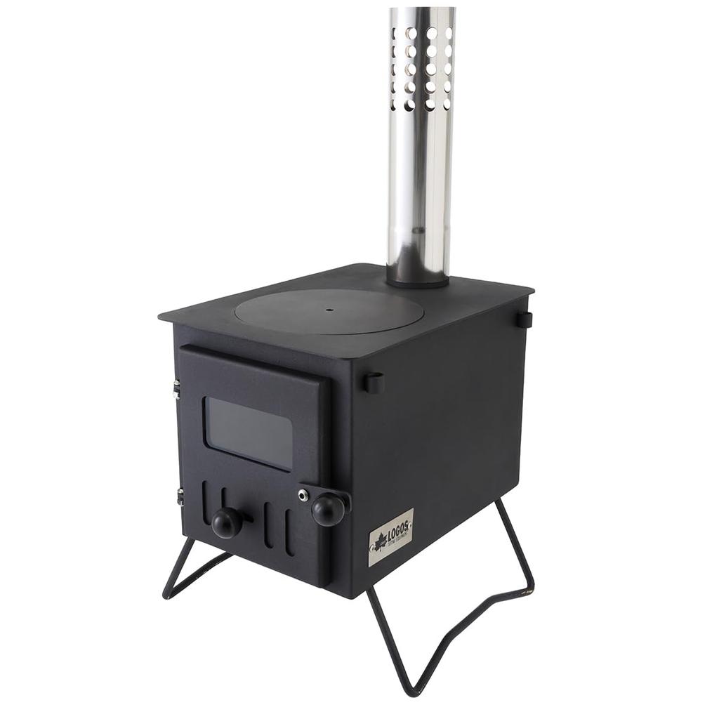 LOGOS Mini Bonfire Stove 81064082 Stainless Steel Black