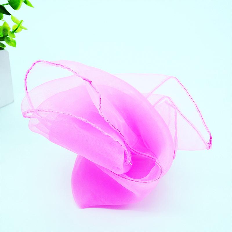 40-65 см Летняя мода шифоновый шарф в горошек женский головной убор квадратный шарф платки женские резинки для волос шейный платок платки